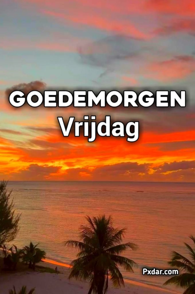 Goedemorgen Het Is Vrijdag