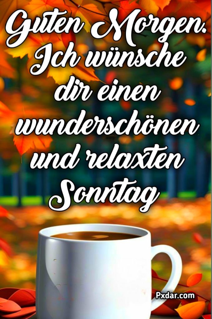 Guten Morgen Sonntag