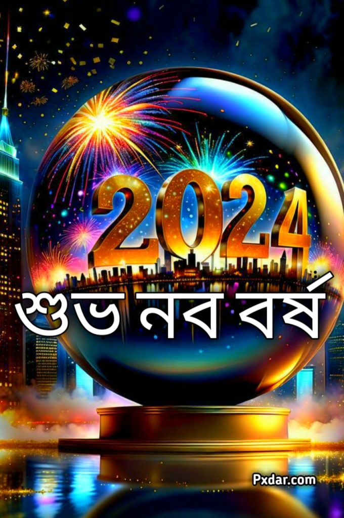 শুভ নববর্ষ 2024 ছবি