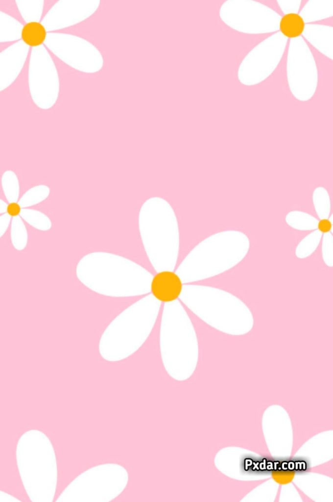 Pink Preppy Wallpaper Smiley Face