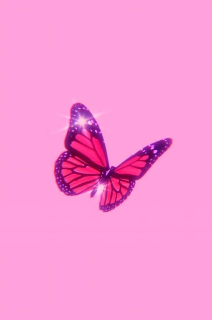 Pink Butterflies Wallpaper