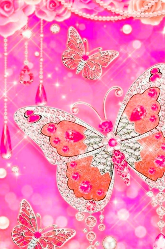 Pink Butterfly Wallpaper Aesthetic