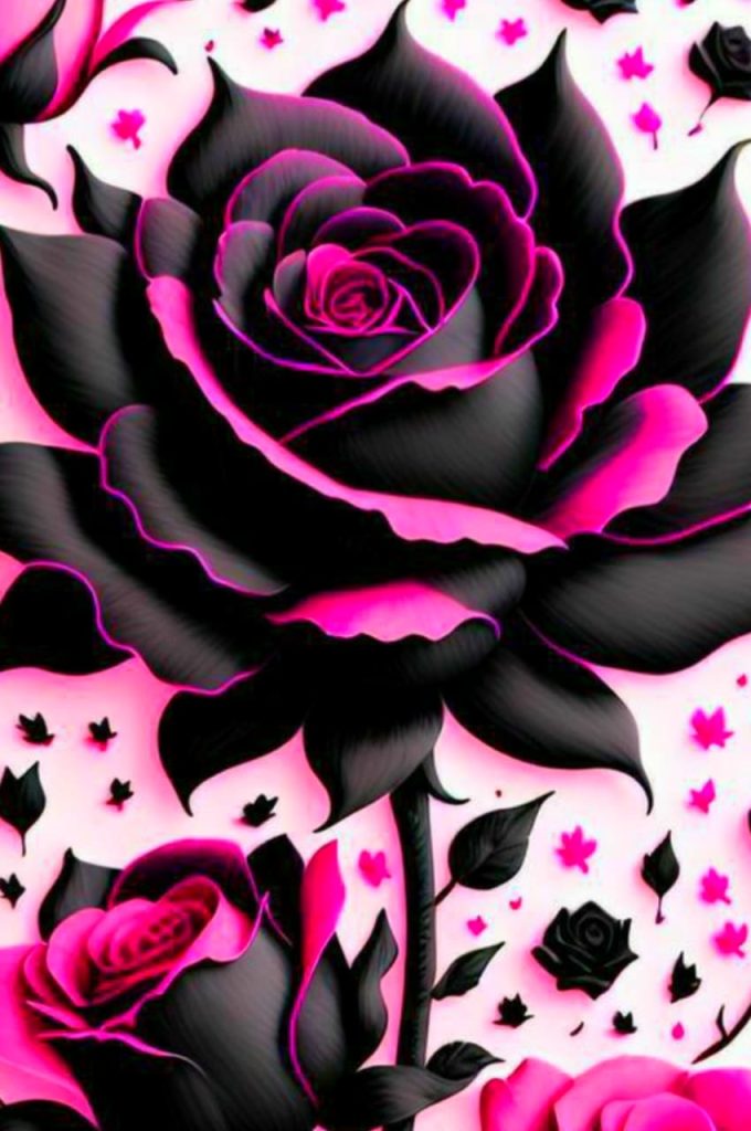 Wallpaper Black And Pink