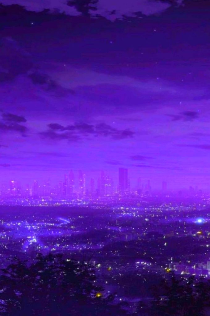 Fondo De Pantalla Morado Aesthetic