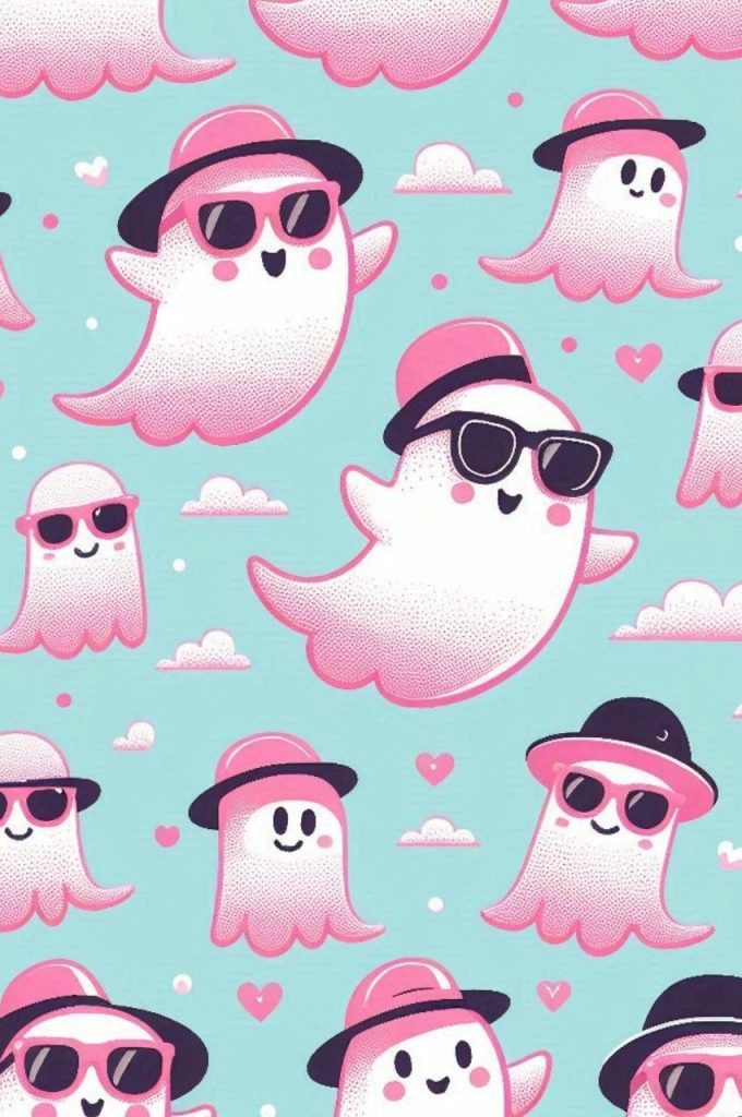 Aesthetic Cute Ghostface Wallpaper