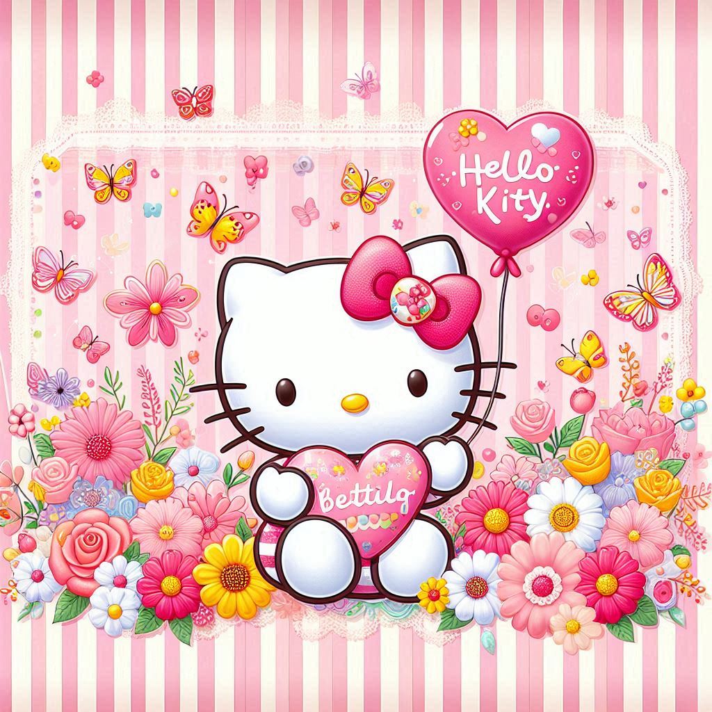 Wallpaper Hello Kitty