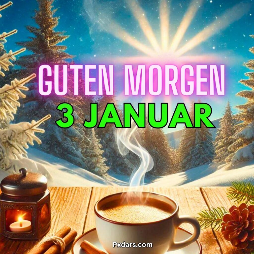 162+ Guten Morgen 3 Januar 2025 Bilder, GIF, Foto Neu Kostenlos