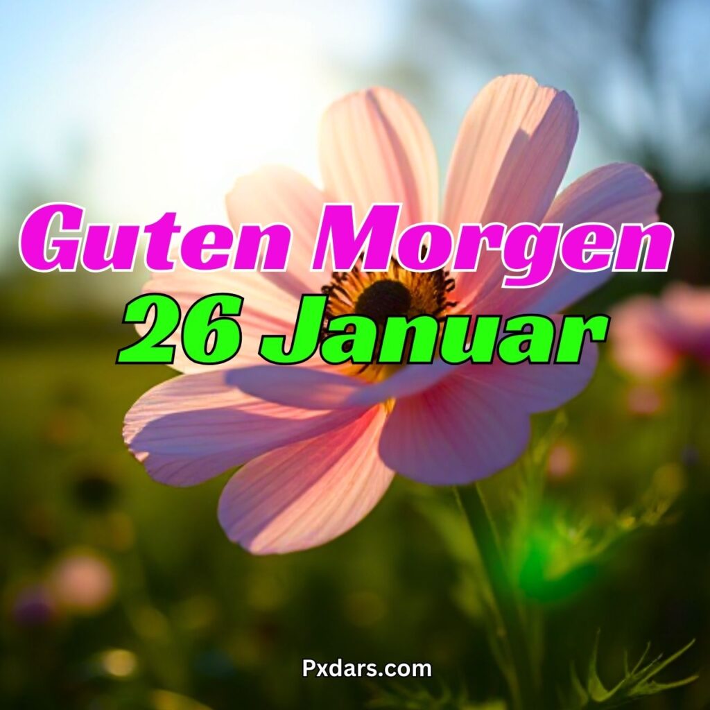 183+ Guten Morgen 26 Januar 2025 Bilder, GIF, Foto Neu Kostenlos